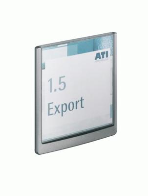 Durable Click Sign deurnaamhouder, ft 14,9 x 14,8 cm, grijs - thumbnail