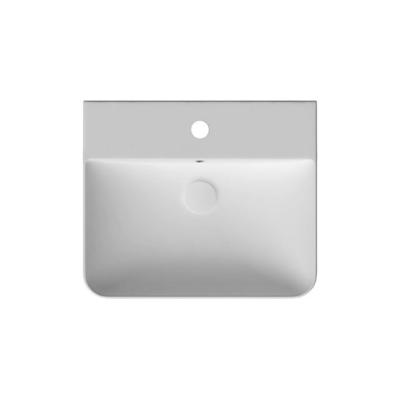 Wastafel Semi Inbouw Sapho Sott Aqua Rechthoekig 59x49x15 cm Keramiek Wit Sapho Wastafel Semi Inbouw Sapho Sott Aqua Rechthoekig 59x49x15 cm Keramiek Wit Sapho