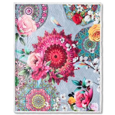 Plaid Hip Polyester Nr.6690 - Multi - 130x160cm -Mandela Maat: 130x160cm