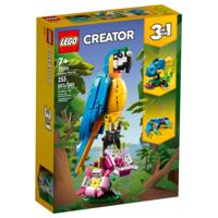 LEGO creator 3-in-1 - exotische papegaai constructiespeelgoed (31136) - thumbnail
