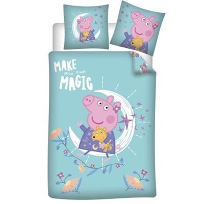 Peppa Pig Dekbedovertrek Make your own Magic 140 x 200 cm - Polyester Peppa Pig Dekbedovertrek Make your own Magic 140 x 200 cm - Polyester