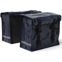 dubbele fietstas bisonyl zwart - thumbnail