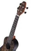 Ortega Keiki K2SS-OKC Soprano Size Ukulele Orange Kaleidoscope sopraan ukelele set - thumbnail