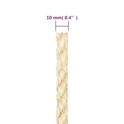Touw 10 mm 25 m 100% sisal