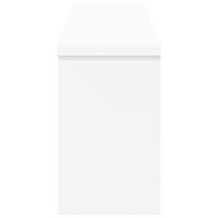 Wandgemonteerde kapstok Wit 75 x 16 x 26 cm Bewerkt hout - thumbnail