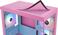 Thermaltake View 170 TG ARGB Bubble Pink Micro-tower Gaming-behuizing Pink, Blauw Zijvenster - thumbnail