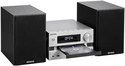 Kenwood M-720DAB home audio set Home audio-microsysteem Zwart, Zilver 25 W
