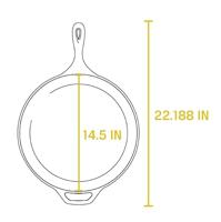 Lodge Braadpan L14SK3 met steel en handgreep bak-/braadpan - thumbnail