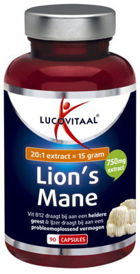 Lucovitaal Lion's Mane 90Capsules