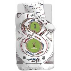 Beddinghouse Kids Race Track Multi Katoen 140x200/220 Beddinghouse Kids Race Track Multi Katoen 140x200/220
