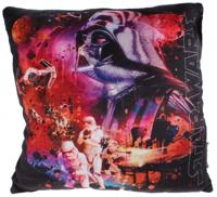 Disney Star Wars Kussen jongens zwart 34 x 34 x 11 cm - thumbnail