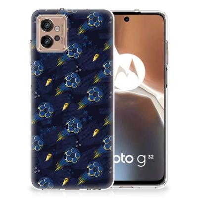 TPU bumper voor Motorola Moto G32 Voetbal TPU bumper voor Motorola Moto G32 Voetbal