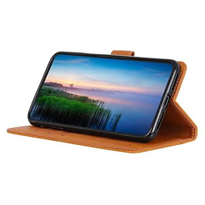 Casecentive Leren Wallet case met sluiting iPhone 13 Mini bruin