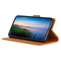 Casecentive Leren Wallet case met sluiting iPhone 13 Mini bruin - thumbnail