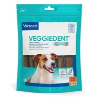 Virbac VeggieDent kauwstrips hond S 5-10 kg (15 st.) 1 verpakking - thumbnail