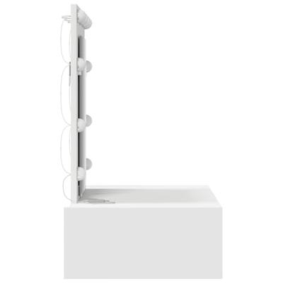 Plafondtafel met lade Wit 60 x 40 x 70 cm Bewerkt hout