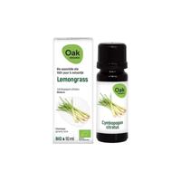 Oak Organic Essential Oils Lemongrass 10ml - thumbnail