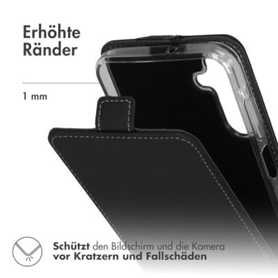 Accezz Flipcase Samsung Galaxy A25 Telefoonhoesje Zwart - thumbnail