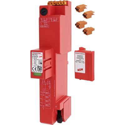 DEHN 909440 DSH ZP B2 SG TNS 255 Combi-afleider Overspanningsbeveiliging voor: 40mm-verzamelrail Piece 1 stuk(s)