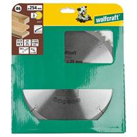 Wolfcraft Kap- en verstekzaagblad | HM | 24 Zähne | Ø254mm | 1 stuk - 6553000 - thumbnail