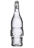 Schedelvormig Duurzame Glazen Waterfles 1000ml Koude Dranken - thumbnail