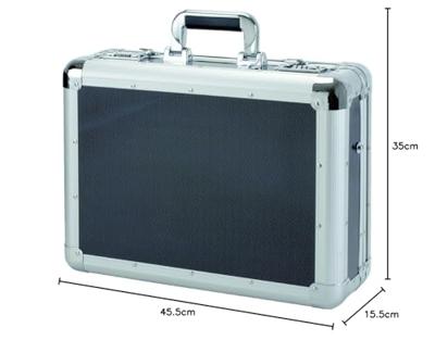 Alumaxx Laptop Koffer C-1 Aluminium Zilver-Carbonlook