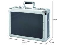 Alumaxx Laptop Koffer C-1 Aluminium Zilver-Carbonlook - thumbnail