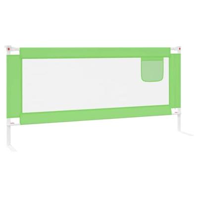 VidaXL Bedhekje peuter 200x25 cm stof groen - thumbnail