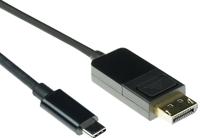 USB-C naar DisplayPort kabel 2 meter ACT SB0031 - thumbnail