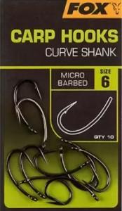 Fox Carp Hooks Curve Shank Short 10st. Size 8