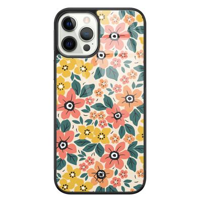 iPhone 12 Pro glazen hardcase - Blossom