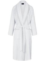 Cawö Cawö Dames Badjas met Sjaalkraag 3423 Silber 44 - thumbnail