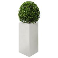 Plantenbak driehoek 50x43x75 cm roestvrij staal - thumbnail