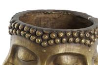 Grondlegger DKD Home Decor Gouden Hout Magnesium Cirkelvormig Boeddha Orientaals 34 x 34 x 30 cm 30 x 34 x 30 cm - thumbnail