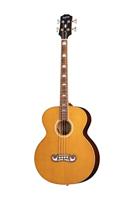 Epiphone El Capitan J-200 Studio Bass Aged Natural Antique Gloss elektrisch-akoestische basgitaar - thumbnail