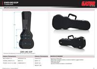 Gator Cases GWE-UKE-SOP houten koffer voor sopraan ukelele - thumbnail