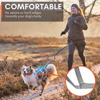 Non-stop dogwear® Trektuig Freemotion Harness 5.0, black/orange, Maat: 9 - thumbnail