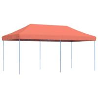 VidaXL Partytent inklapbaar pop-up 580x292x315 cm terracotta - thumbnail