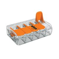 Wago Lasklem 221-615 hevelklem 5 draden voor soepele en massieve draad van 0,5 tot 6mm² - thumbnail