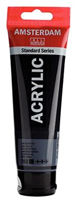 Royal Talens Amsterdam Acrylverf 120 ml - Lampenzwart 702