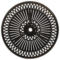 Tuintafel 62x62x65 cm gietaluminium bronskleurig - thumbnail