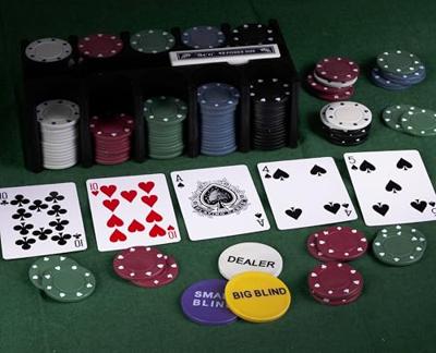 Complete Pokerset met 200 chips