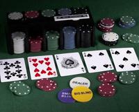 Complete Pokerset met 200 chips - thumbnail
