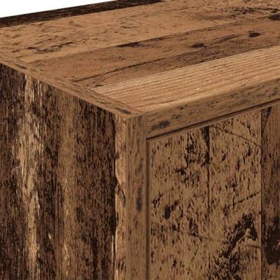 VidaXL Garage wandkast bewerkt hout oud hout