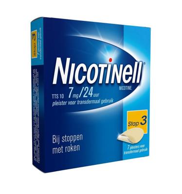Nicotinell Pleisters 7 mg - voor stoppen met roken