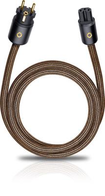 Oehlbach: XXL Powercord 3 meter - Bruin Oehlbach: XXL Powercord 3 meter - Bruin