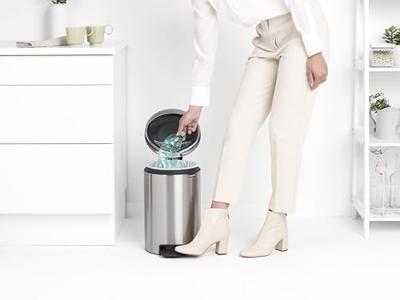Brabantia Pedaalemmer NewIcon 12 liter Zilver - thumbnail