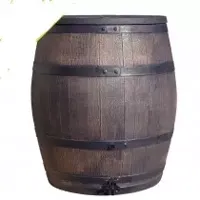 Roto regenton 50 liter bruin - thumbnail