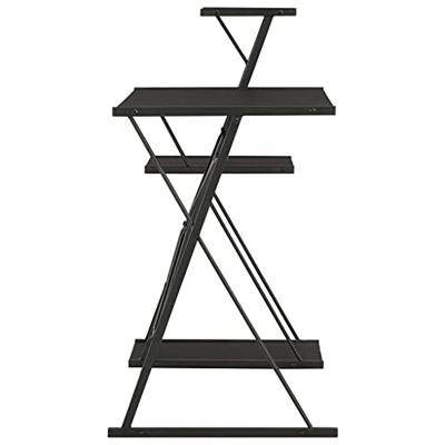 Bureau met schap 116x50x93 cm zwart Bureau met schap 116x50x93 cm zwart