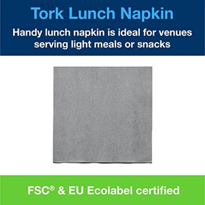 Lunchservet tork advanced vierdevouw grijs | 10 stuks